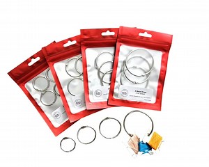 Metal Rings - Organizing Embroidery Bobbins - 4 Sizes Available: 1 1/4" (pack 4) -- 1 2/4" (pack 4) -- 1 3/4" (pack 3) -- 2 1/4" (pack 3) - Etsy Canada