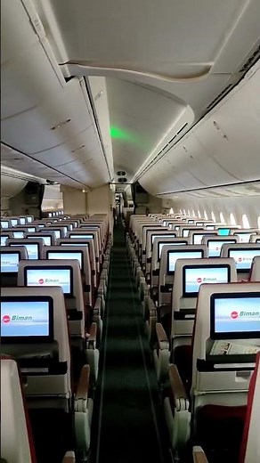 Boeing 787-9 Premium economy class of Biman Bangladesh Airlines #aircraft #bimanbangladesh #boeing