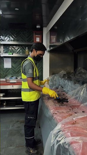 Kitchen Hood Deep Clean: Watch the Grease Disappear!