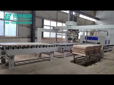 SUDIAO Wood Door Sizing Machine With Auto Loader Unloader