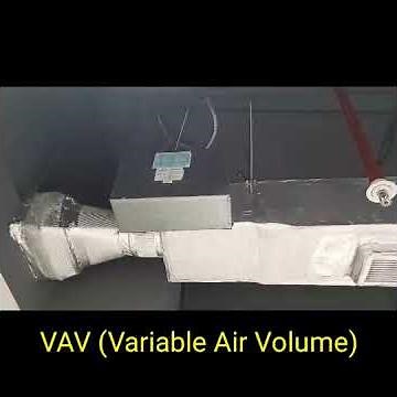 Ahu Unit with Vav (Variable Air Volume) & thermostat video must watch #hvac#mep#video#hvactraining