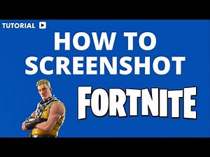 How to screenshot on Fortnite