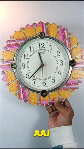 😁Luffy drawing on my defective wall clock 🫣 | #shorts #drawing #luffy