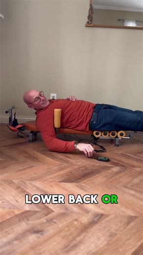 Eric is testing out our new decompression table to help with some lower back tension.