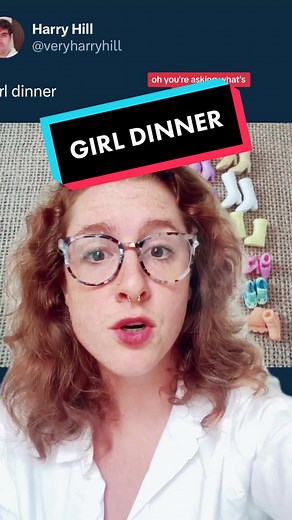 GIIIIIIRLLLL DINNNERRRRRRRR 🌭🍭👍👠🥩🚬💊 as explained by @meredith #girldinner #girls #aesthetic #whatsfordinner