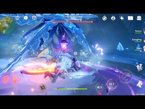 Genshin Impact | Poco F7 Highest Graphic Gameplay | 🧊 Cryo Regisvine Boss Fight