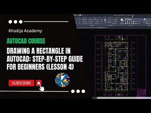 Drawing a Rectangle in AutoCAD: Step-by-Step Guide for Beginners (Lesson 4)