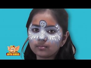 Face Painting - Easy way to paint a Bird