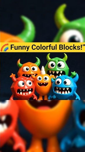 🌈 Funny Colorful Block Game 😍 | 3D Satisfying Animation | BlockyLove Shorts