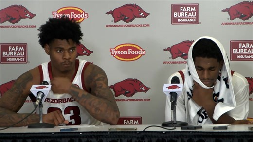 GAME STORY: 14th-ranked Arkansas hammers down on Queens, 108-80, on Tuesday at Bud Walton Arena