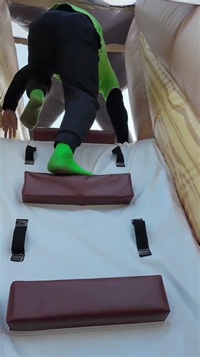 This inflatable slide is so much fun! #awesome #waterslide #inflatableslide #inflatable #slide