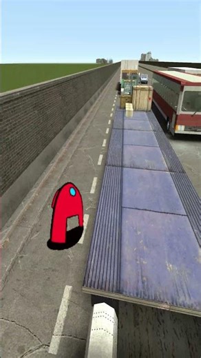 Scary Amogus chase me on Road Nextbot Gmod