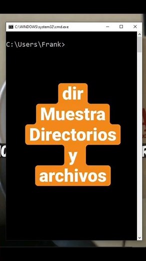 Comandos MS-DOS Básicos | Crear, Cambiar, Mover y Borrar Carpetas o Directorios #Shorts
