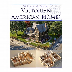 50 Victorian American Architecture House Designs & Plans With Prices 100 Printable Pages or Read on Your Tablet or Computer Instant Download - Etsy