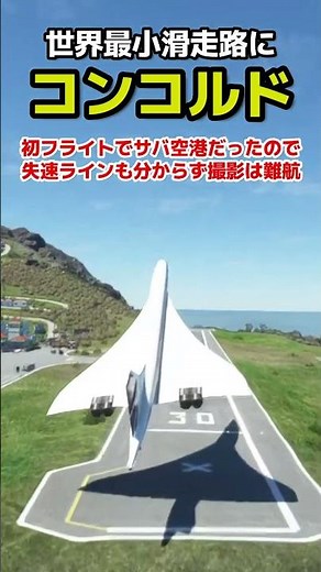 Can the supersonic passenger plane "Concorde" take off and land on the world's shortest runway? W...