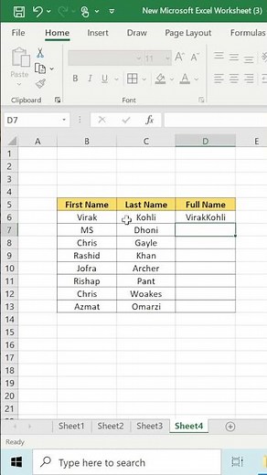 How to Merge or Concatenate Two Columns in Excel | Excel Tips & Tricks for Beginners