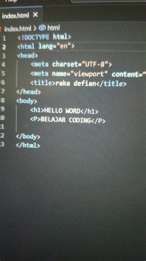 semua berawal dari sini #coding #programming #fypp