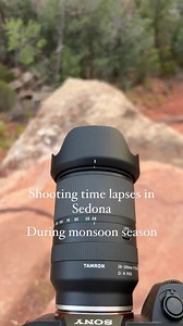 Kevin Floerke Photography Shooting time lapse sequences at sunset in Sedona during monsoon storms. I used the Tamron USA 28-200, which might just be the ultimate lens for hiking and outdoor use. The entire setup to capture these videos weighed less than 5 pounds!⁣ 🏜️🌅⛈️ ⁣ Kevin Floerke offers a variety of shoot types including events, portraits, engagement/elopement, real estate, commercial, product, and branding. 📸🎥 •⁣ •⁣ •⁣ •⁣ •⁣ •⁣ •⁣ #sedona #arizona #igsedona #timelapse #sunsettimelapse