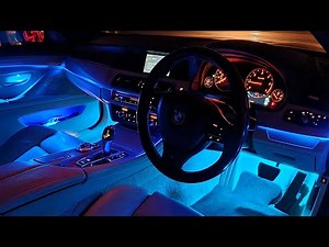 BMW 5 Series F10 / F11 Ambient Light Install | RGB LED Car Interior Lights | Car Ambient Lights