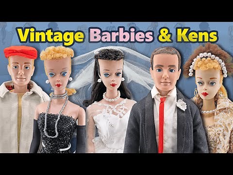 Exploring My 1960-1965 Vintage Barbie & Ken Collection: Iconic Dolls & Outfits! #barbiedolls