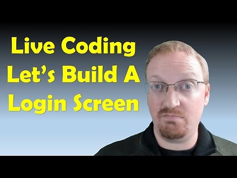 Let's Build A Login Screen in Microsoft Access databases with vba | Live Stream