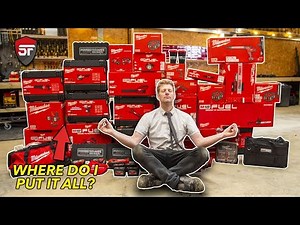 We Built Colin Furze This GIANT Milwaukee Power Tool Wall!