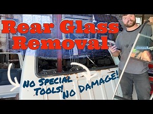 *Quick Tip*, How to Remove a 1980-1996 Ford F-Series Rear window without damage!