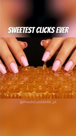 Clicking Honey Button Keyboard ASMR 🍯 #shorts #aiasmr #relaxing