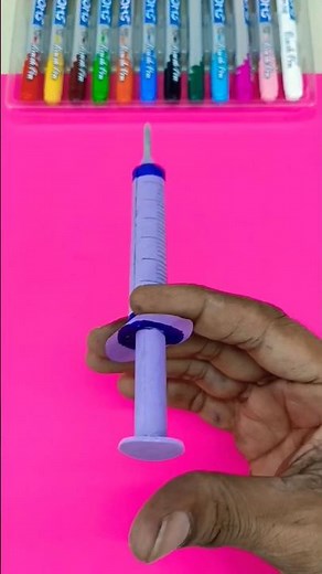 Diy paper Injection 💕 Paper craft ideas #shorts #Diy #Art #Craft #Viral #Trending #Easycraftideas