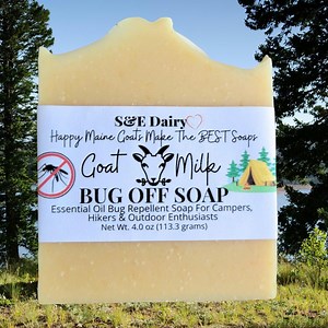 Bug off Goat Milk Soap: Natural Essential Oil Bug Repellent - Etsy