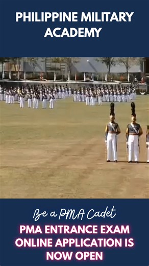 PMA Entrance Examination (PMAEE) 2025 Be a PMA Cadet! The Online application for the PMAEE is now open! Apply now. https://vist.ly/3mzjagf #PMAEE #BeAPMACadet | NewstoGovph