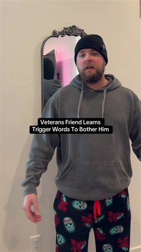 Whats your favorite trigger phrase? 😂 #miltok #veteran #comedy #friends #militaryhumor