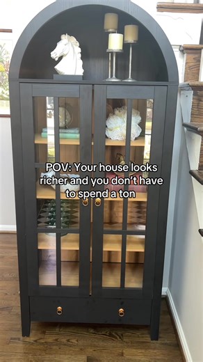 Elegant Arched Front Door Cabinet for Your Entryway