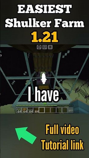 EASIEST Shulker farm Minecraft 1.21 #shorts #minecraft