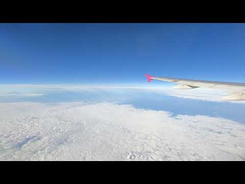 [4K] 飛行機からの景色 「成田空港 ⇒ 新千歳空港」1時間20分の旅 Scenery from an airplane "Narita Airport ⇒ New Chitose Airport"