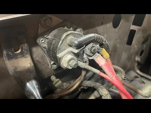 How to replace starter solenoid obs ford. 1992 f250.