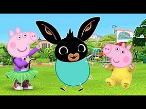 BING BUNNY TRANSFORMS INTO PEPPA PIG