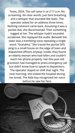 Texas, 2024. The 911 Operator Hung Up on the Call — THEN She Realized Who Was Whispering 📞❤️