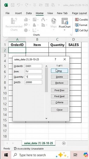 data entry in excel trick | awesome excel tutorial #excel #exceltips