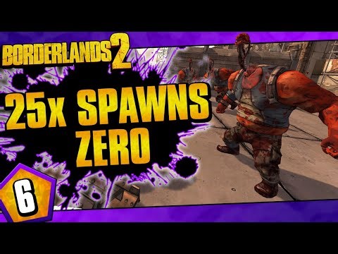 Borderlands 2 | 25x Spawns Zer0 Challenge Run | Day #6