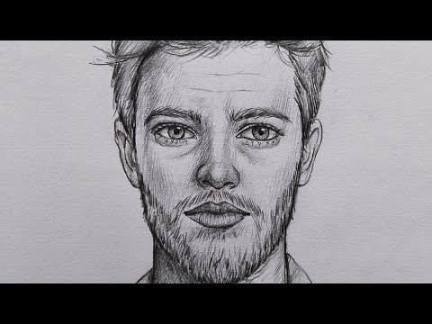 How to Draw a Man face Loomis Method Explained | Face Drawing Tutorial