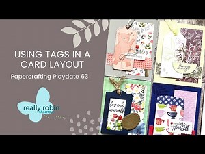 Tags, Tags, & Tags Card Template | Papercrafting Playdate 63
