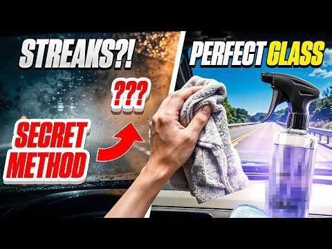 STOP Streaks FOREVER! The SECRET to Crystal Clear Car Glass No Haze!
