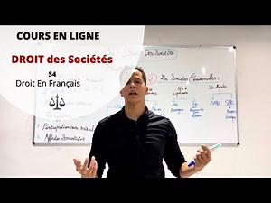 Chapitre préliminaire : Droit des sociétés (s4 droit en français).