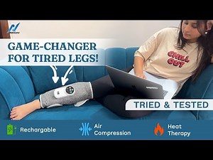 Daily Relief with Calf Massager 💆‍♀️ | Hand-like Air Compression | 3 Modes #calfpain #massager