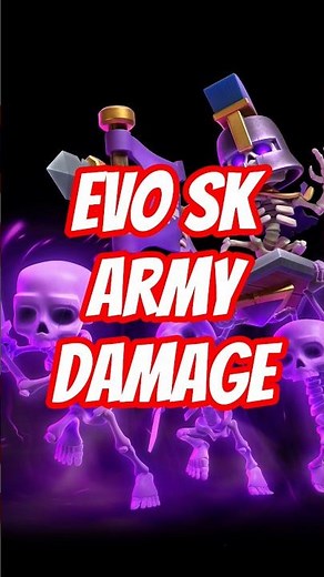 Skeleton Army Deals MASSIVE Damage in Clash Royale