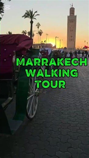 Walking Through Marrakech | Explore Morocco’s Most Famous Tourist Destination on Foot #maroc #shorts