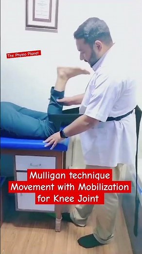 Mulligan technique Movement with Mobilization for Knee Joint #trend #physiotherapy