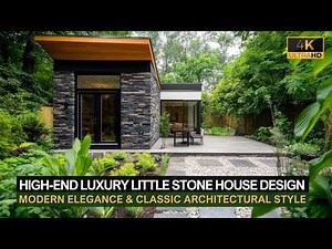 High-End Luxury Little Stone House – Perfect Blend of Modern Elegance & Classic Architectural Design