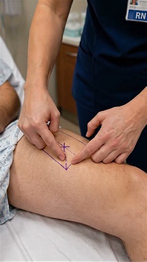 Vastus Lateralis IM Injection Site | How to Locate It #Shorts